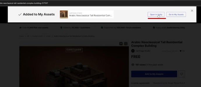 Import Assets From Unity Asset Store