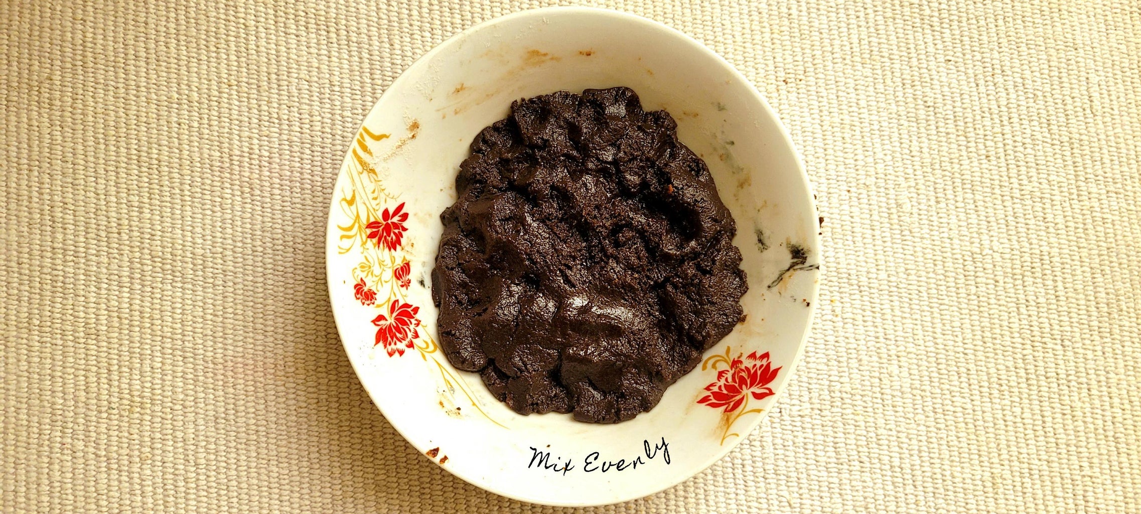 Combine Wet-Dry Ingredients: Black Dough