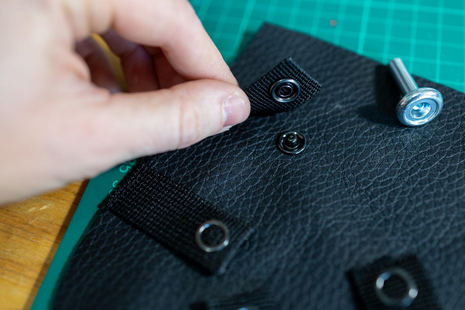 Attaching the Snap Fasteners