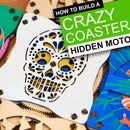 KINETIC COASTERS With a TWIST! Laser or 3D Printable