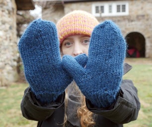 Easy Knit Mittens