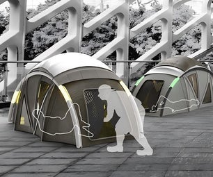 Nomadic Shelter – a Portable Haven for the Unhoused