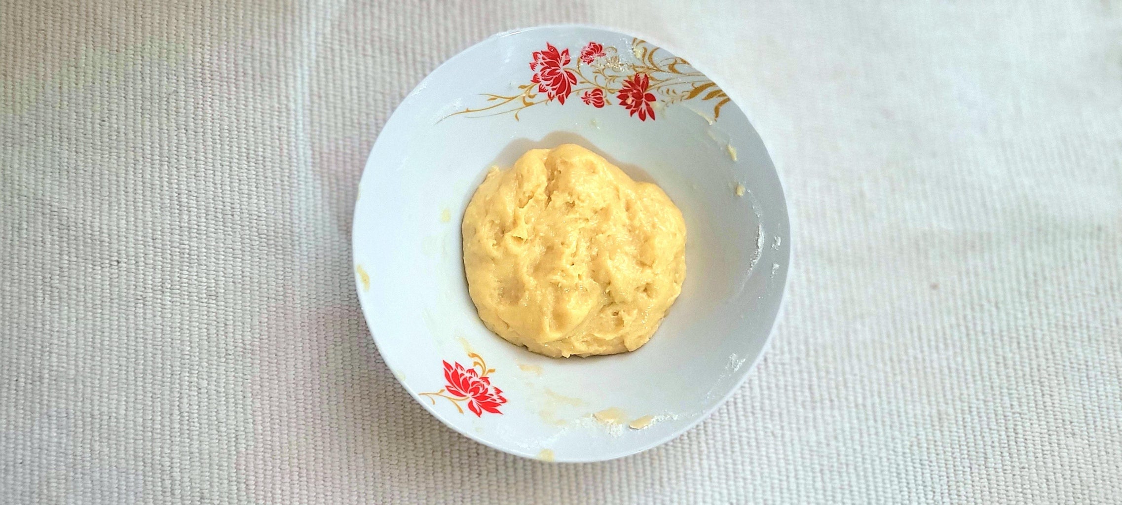 Combine Wet-Dry Ingredients: Red Dough