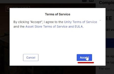 Import Assets From Unity Asset Store