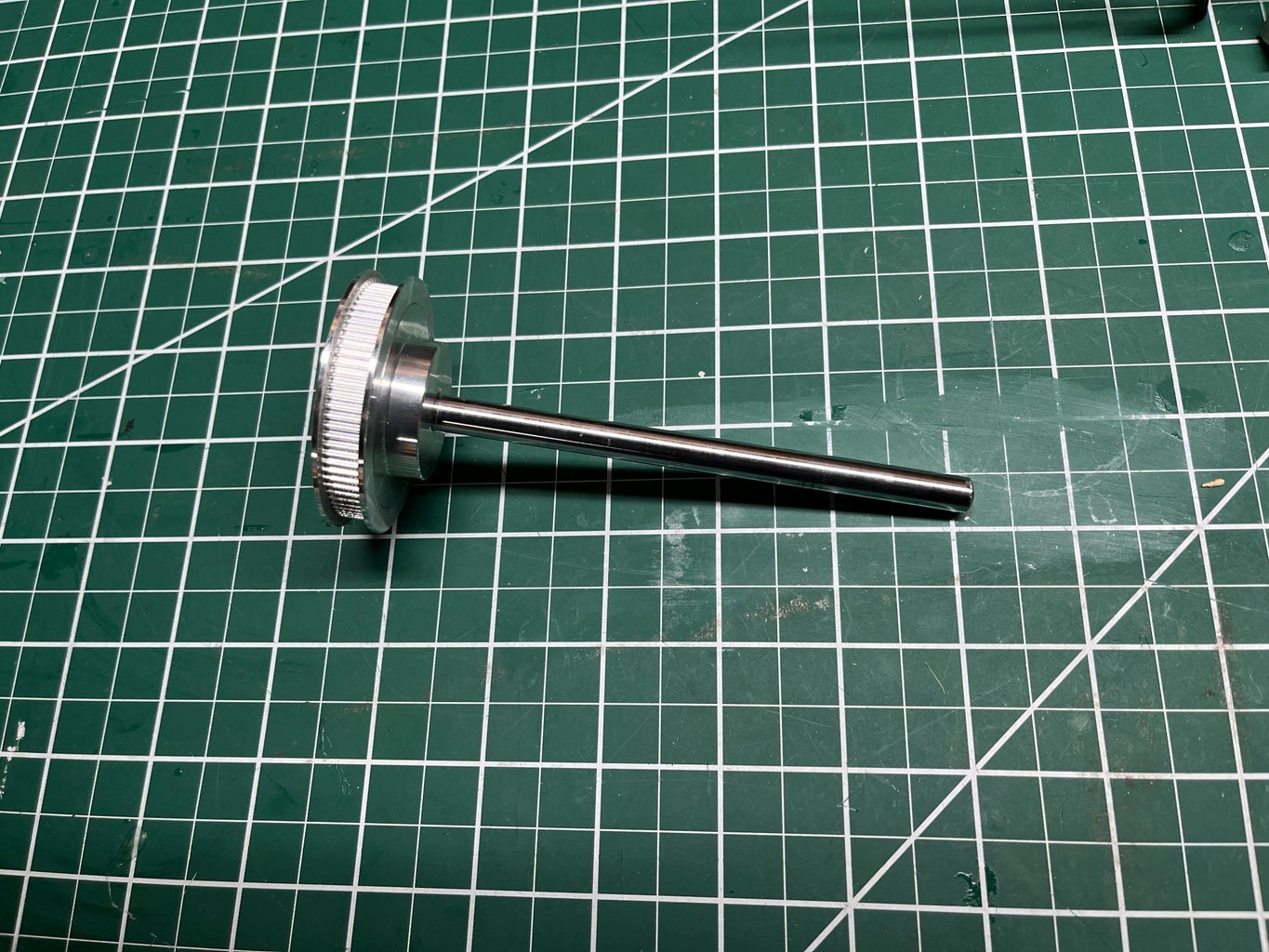 Cut the 8mm Steel Rod, Insert Into Large GT2 Timing Pulley