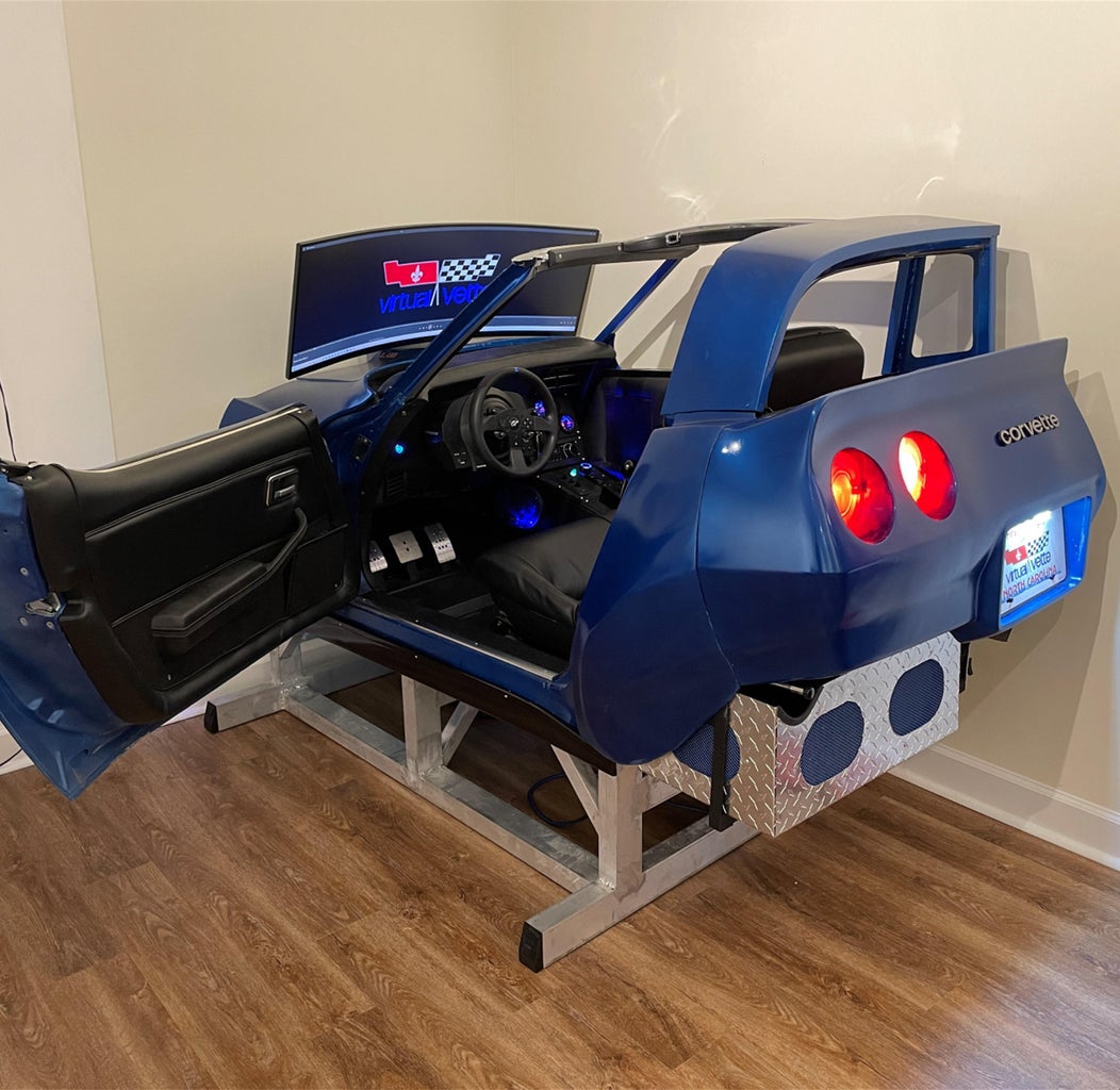 Virtual Vette - Racing Simulator Built From Wrecked Corvette