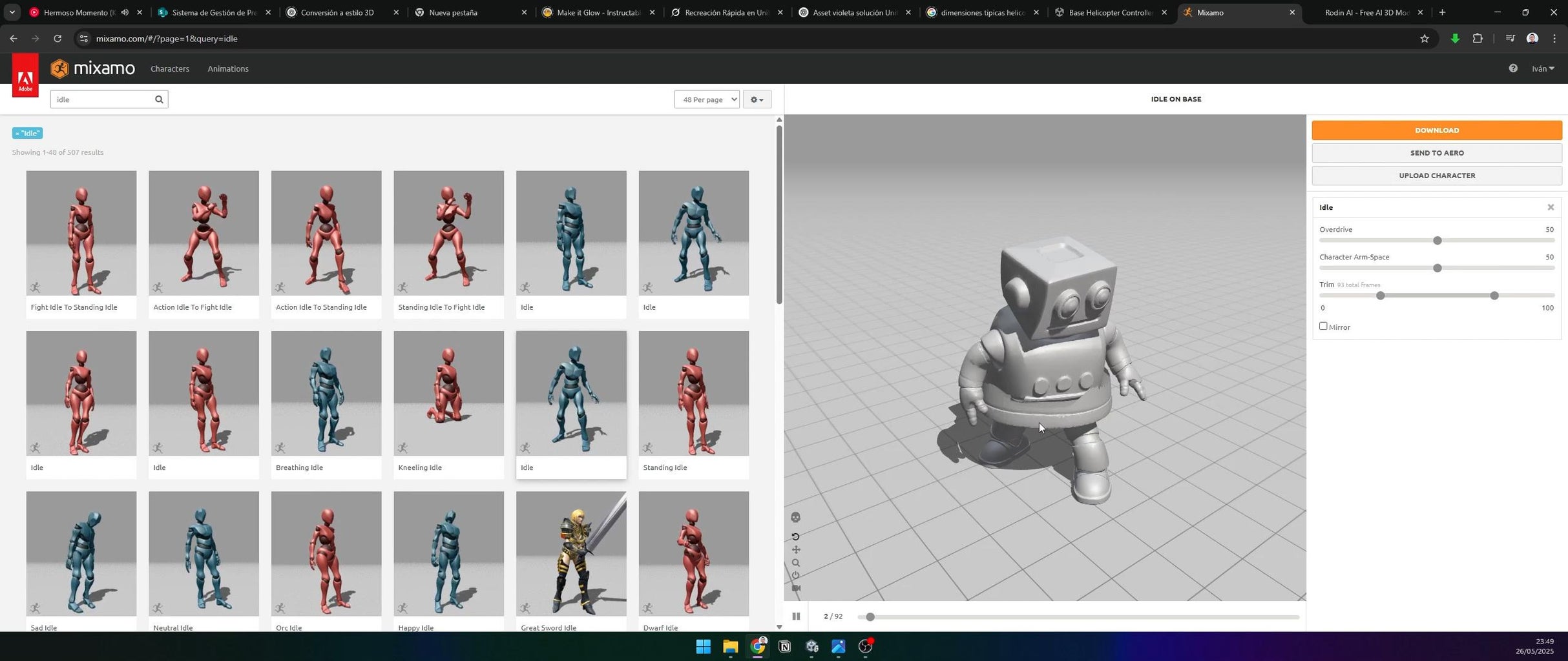 Animate the Robot