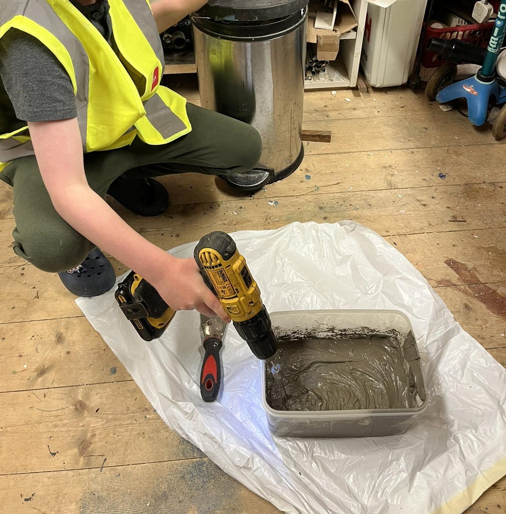 Lathering Concrete