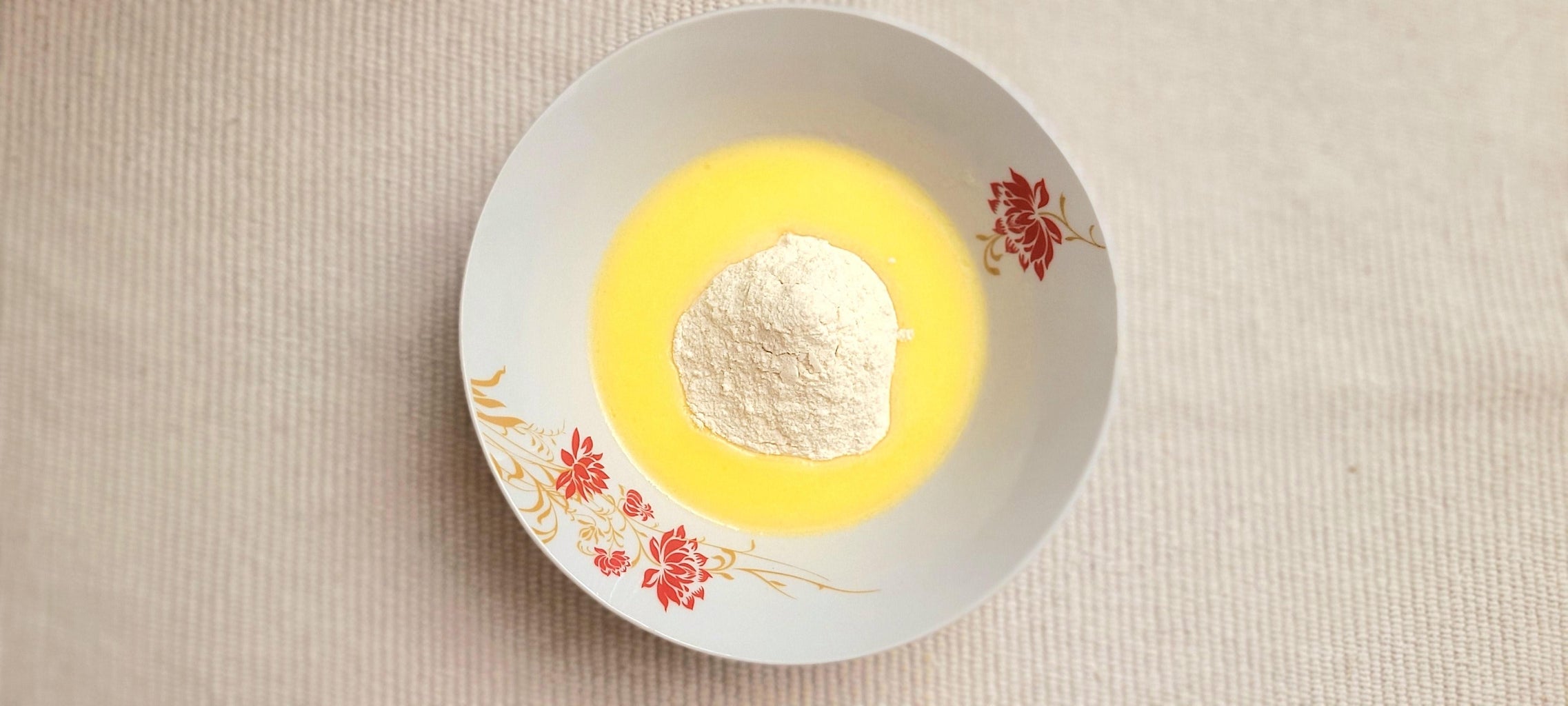 Combine Wet-Dry Ingredients: Red Dough