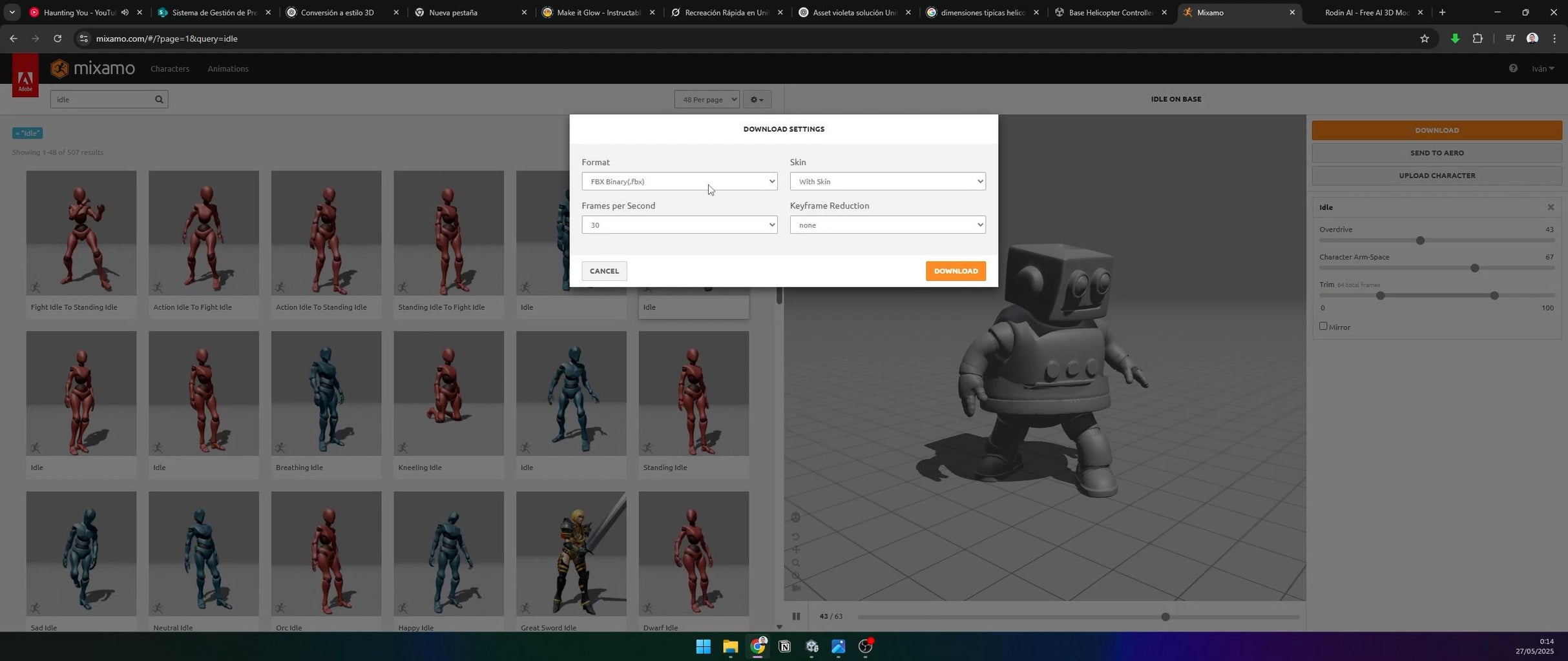 Animate the Robot