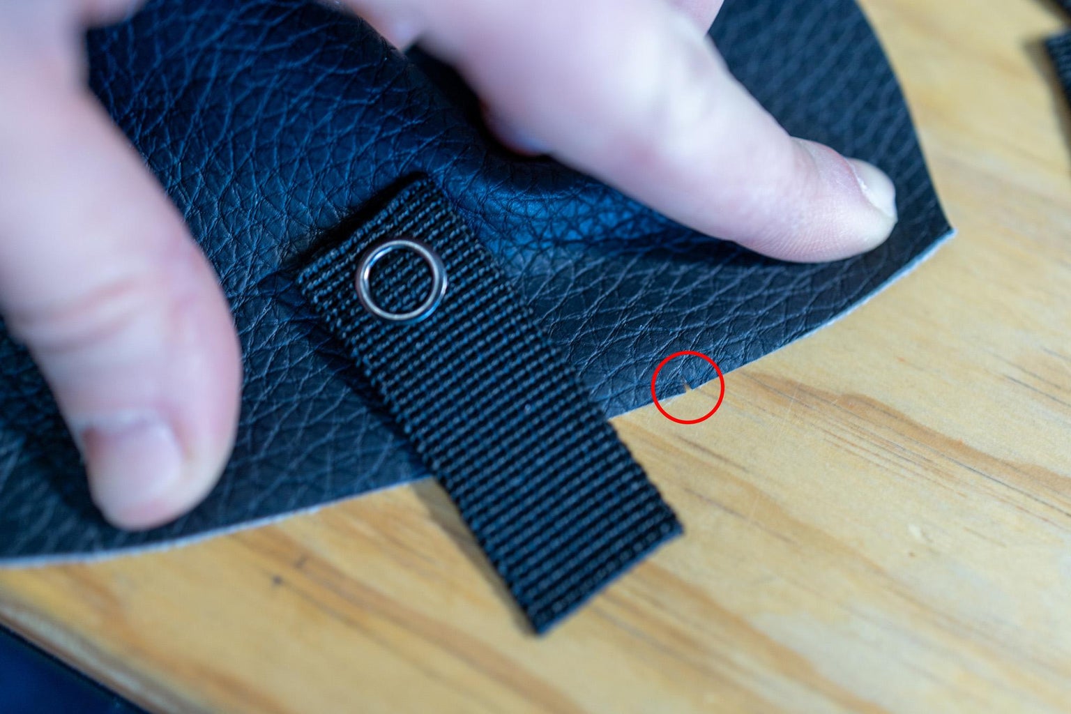 Attaching the Webbing