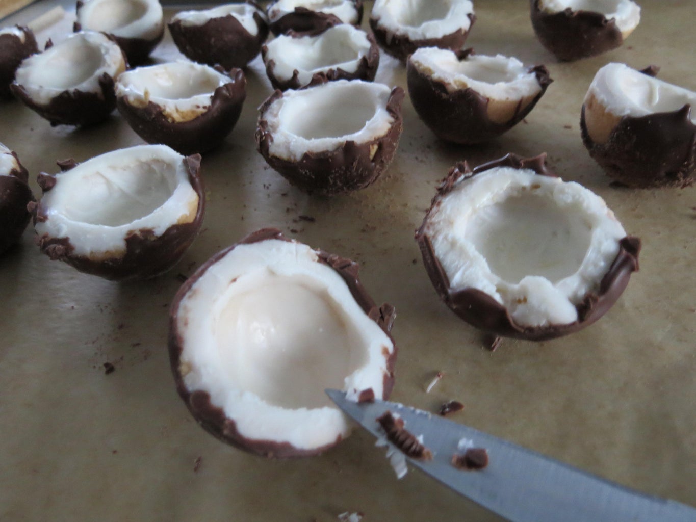 Dark Chocolate Coconut Shells