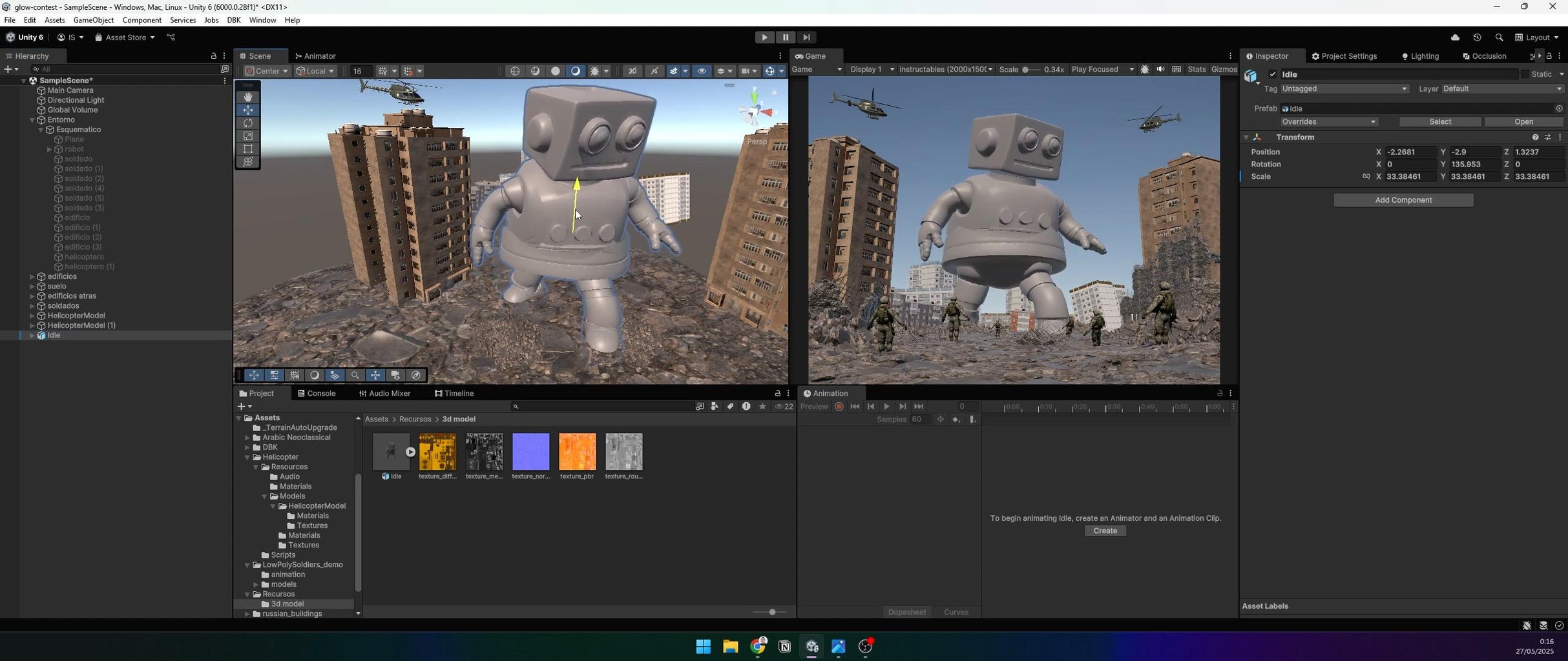 Import and Texture the Robot