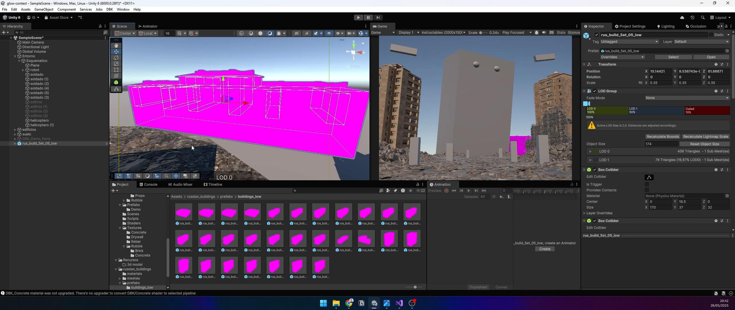 Add Distant Cityscape