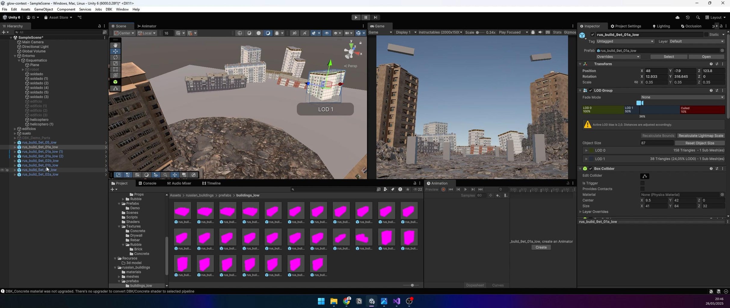 Add Distant Cityscape