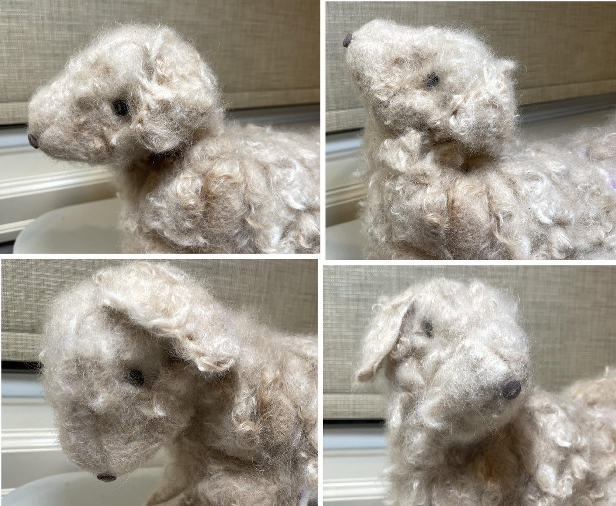 Fluffy Walking Robotic Dog (With Tail Wagging, Neck Articulation, and Realistic Decoration!)