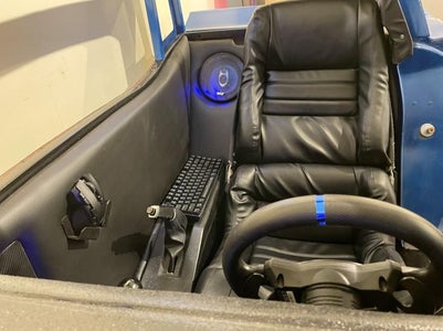 Virtual Vette - Racing Simulator Built From Wrecked Corvette