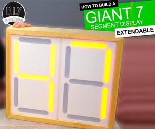 Build a Super-sized Expandable Seven Segment Display