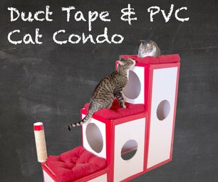Duct Tape & PVC Cat Condo