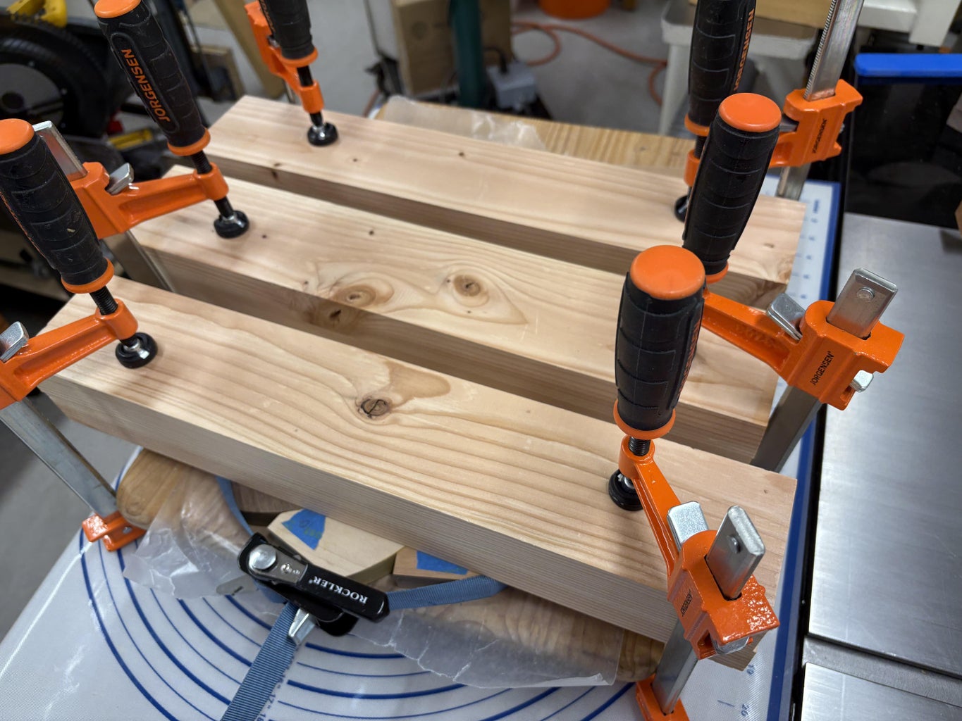 Gluing and Clamping