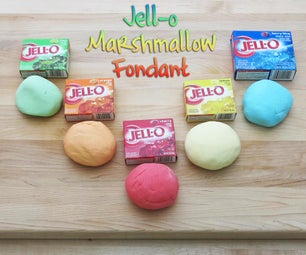 Jell-O Marshmallow Fondant