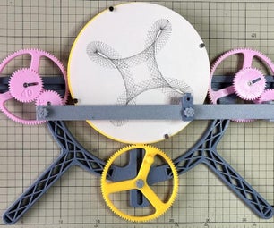 スピログラフよりも多様なパターンを描ける描画機械