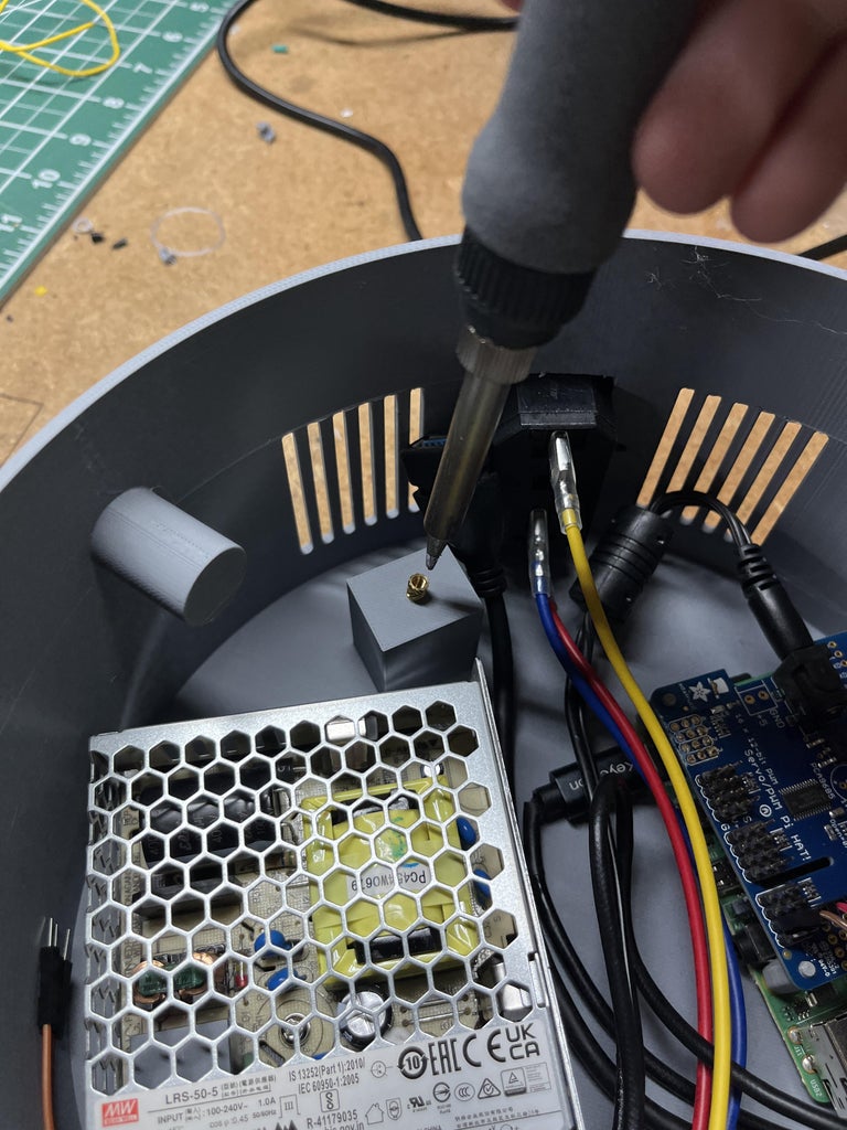 Add Threaded Inserts in Turret Base