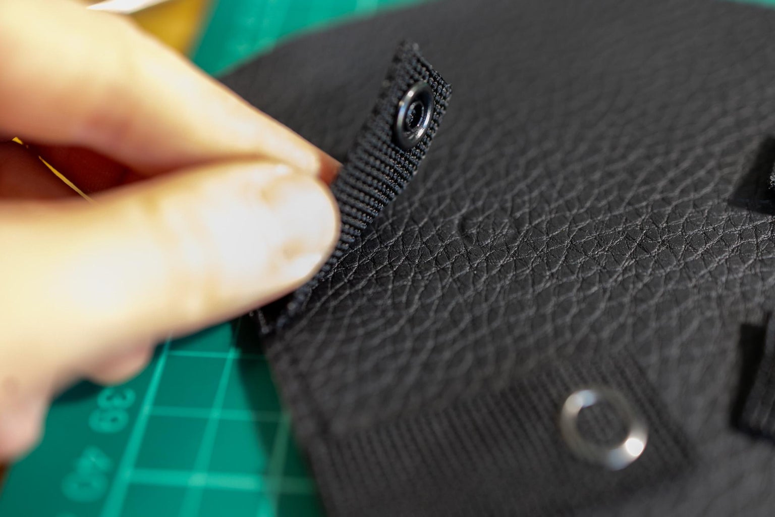 Attaching the Snap Fasteners