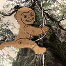 String-Climbing Monkey Toy