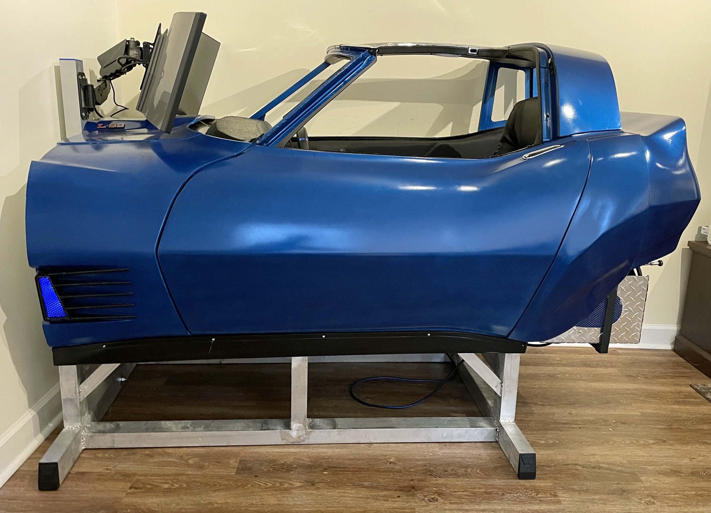 Virtual Vette - Racing Simulator Built From Wrecked Corvette