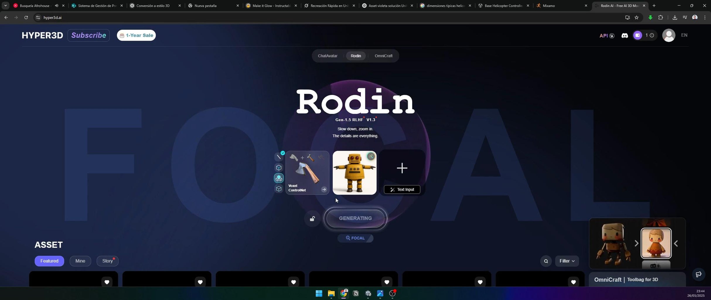 Create 3D Robot Model
