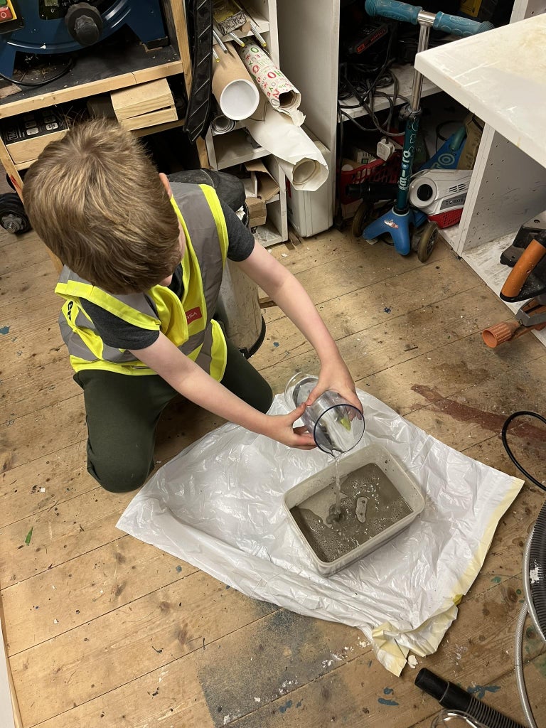 Lathering Concrete
