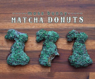 Moss Bunny Matcha Donuts