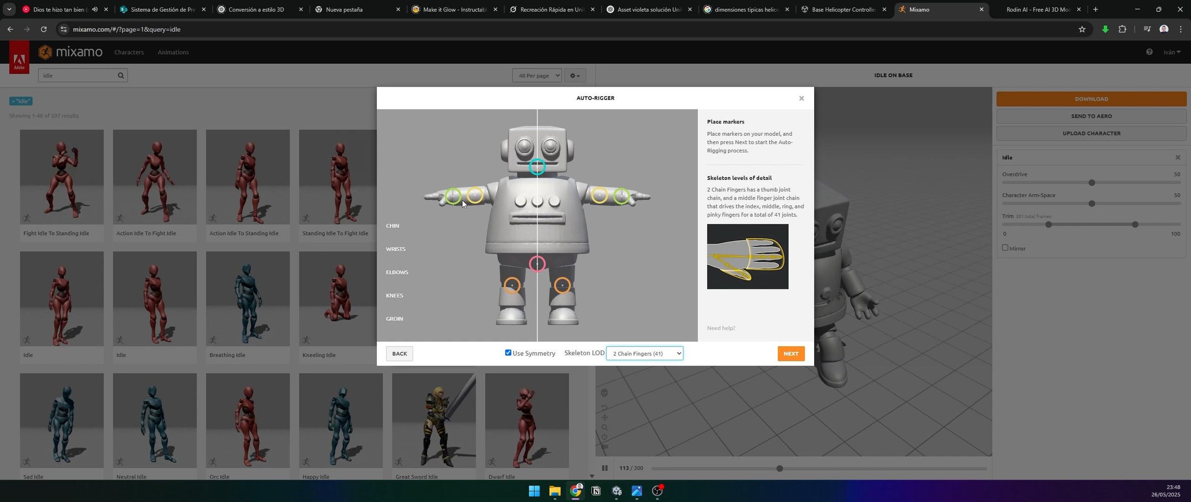 Animate the Robot