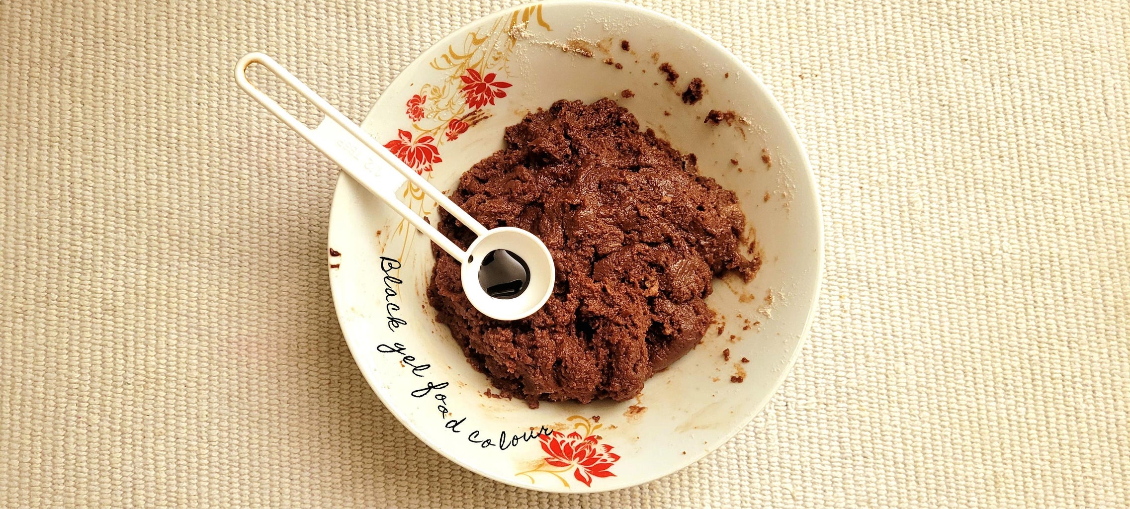 Combine Wet-Dry Ingredients: Black Dough