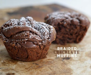 Braided Chocolate Muffins