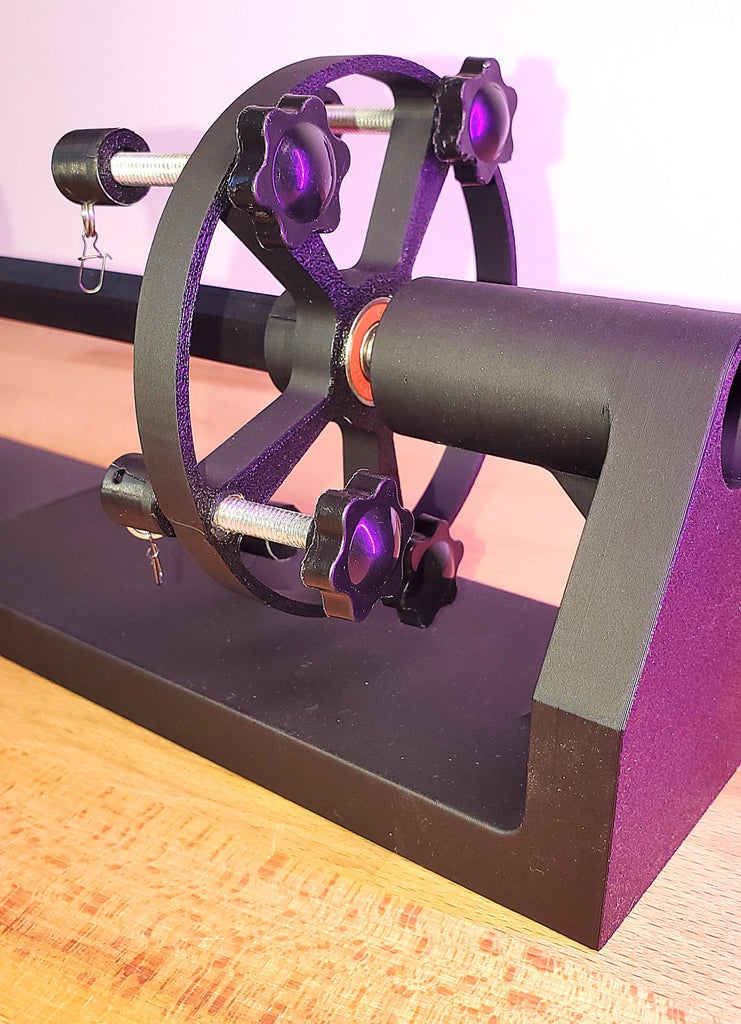 3D Printed Fishing Lure Rotating Drying Station