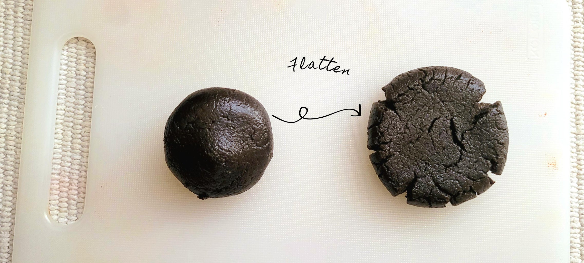 Wrapping the Red Dough Ball With Black Dough