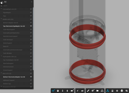 Attach Adapters to the Electronics Pipe
