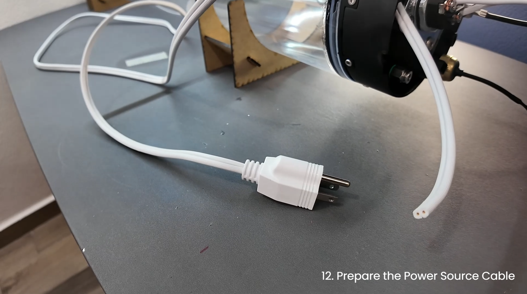 Prepare the Power Source Cable