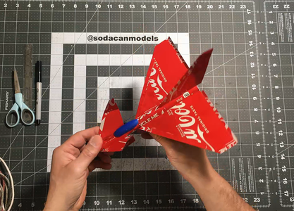 Trace and Cut Out the First Delta Wing
