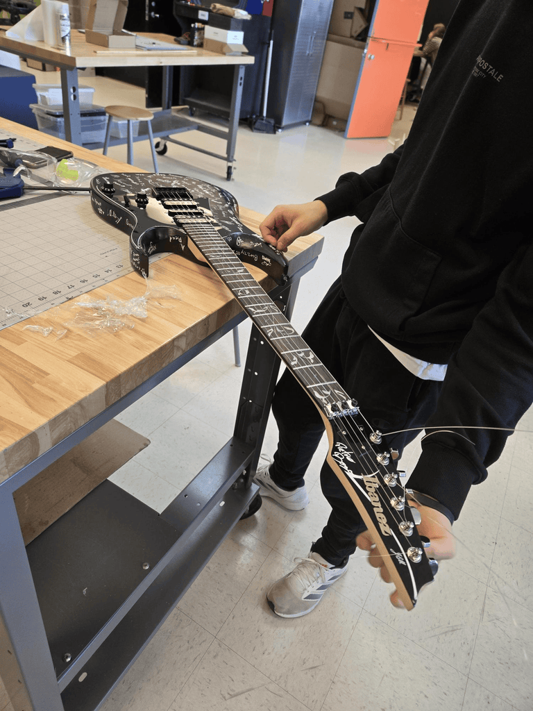 Stringing the Guitar