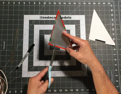 Trace, Cut and Fold the Wing Flap