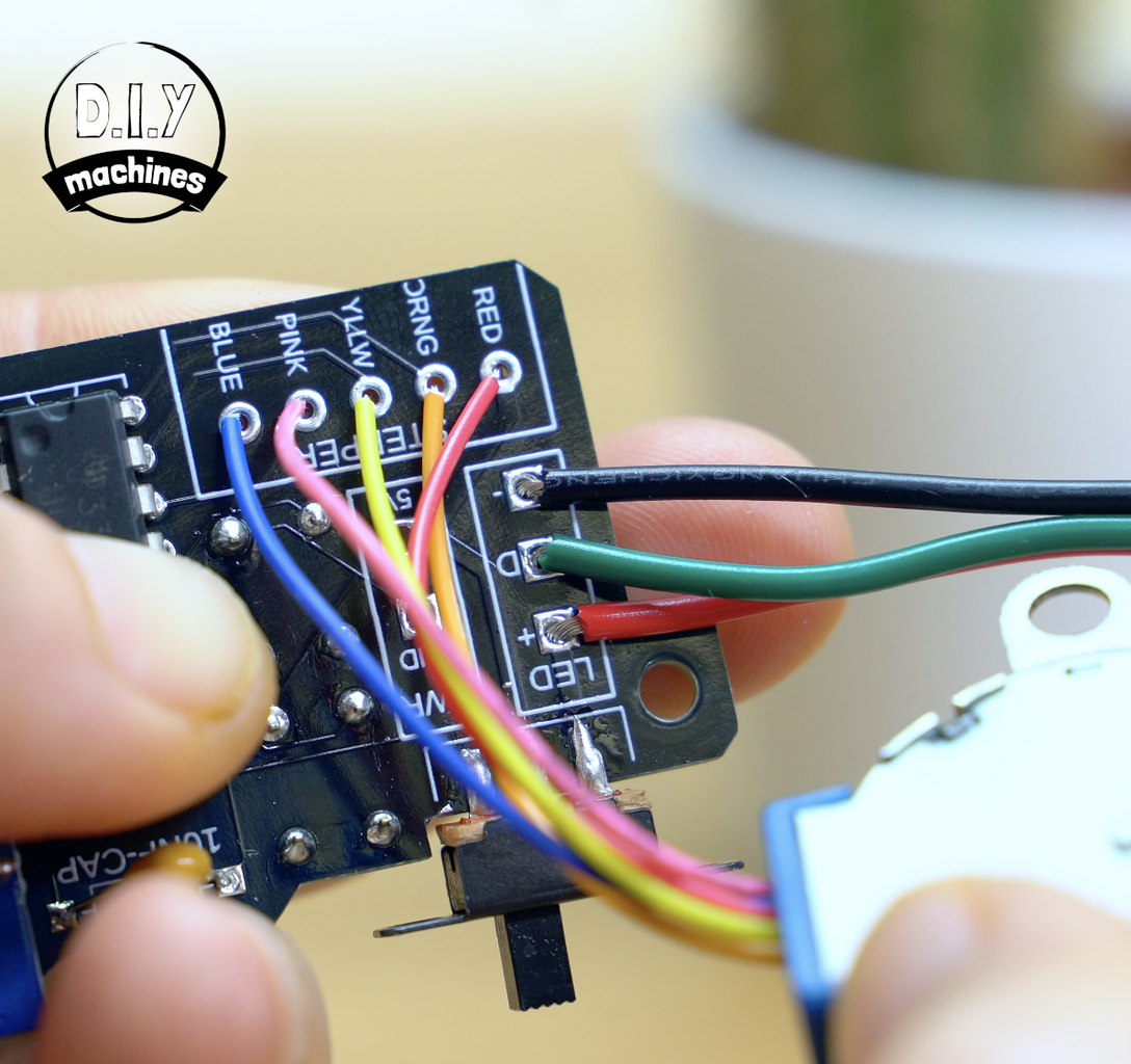 Electronics - Soldering Stepper Motor and Dc Barrel