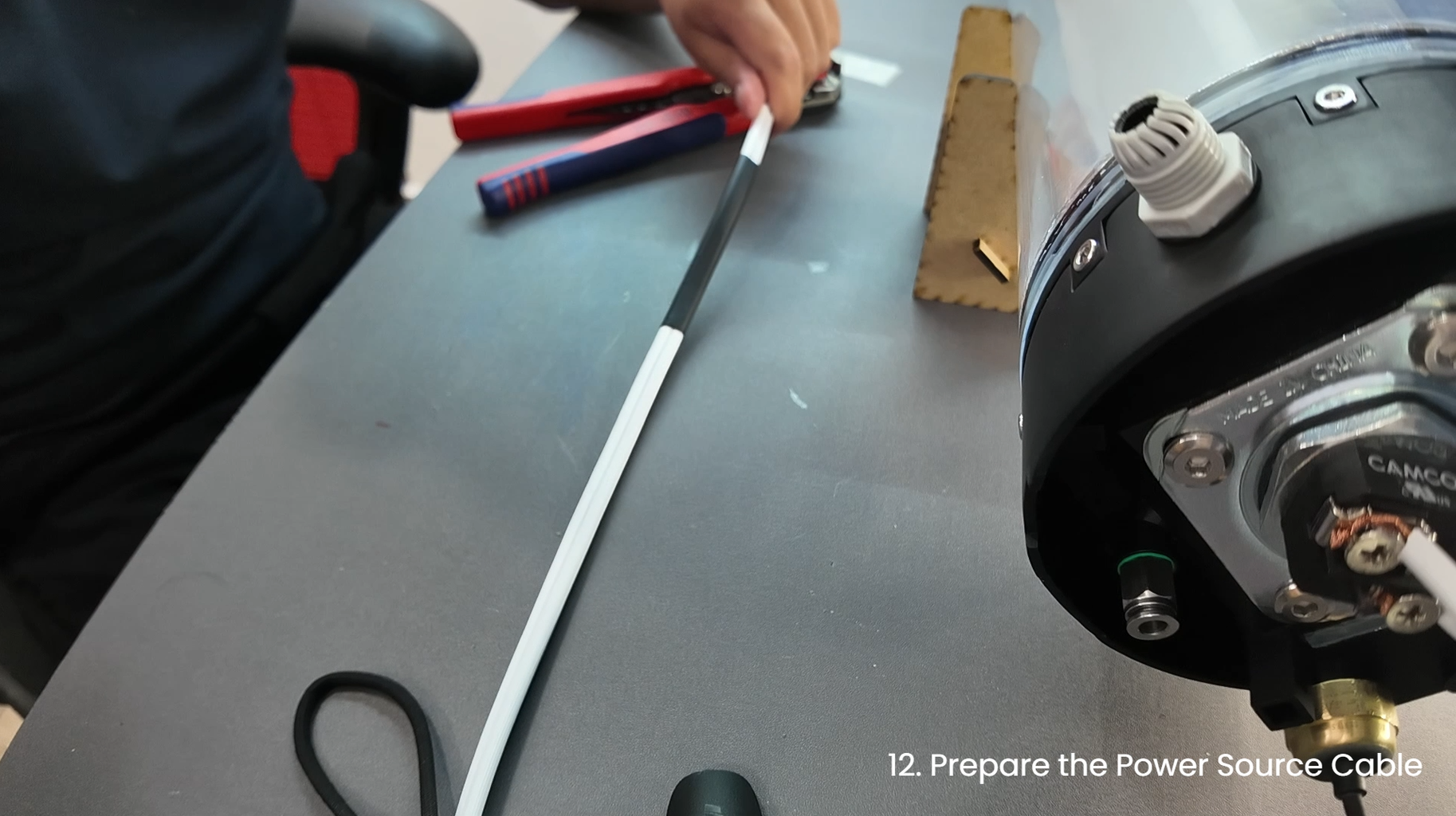 Prepare the Power Source Cable