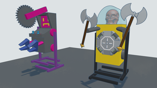 Tinkercad Robotics for School: SIMLAB KOMBAT! (virtual Walking Robots Battle)