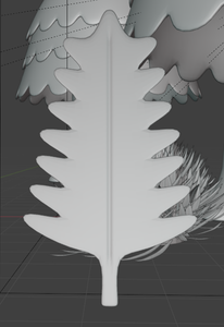 Christmas Tree Leaf Modeling