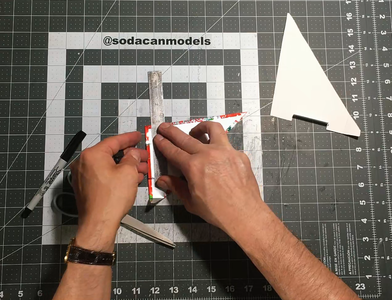 Trace, Cut and Fold the Wing Flap
