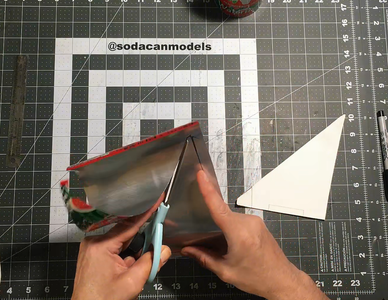 Trace and Cut Out the 2nd Delta Wing