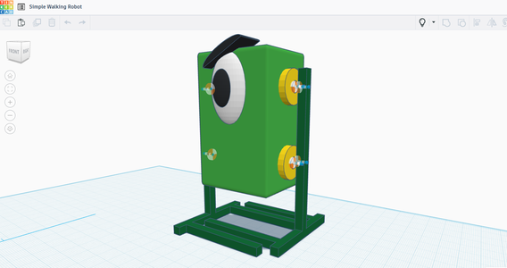 How to Create the Simple Walking Robot?